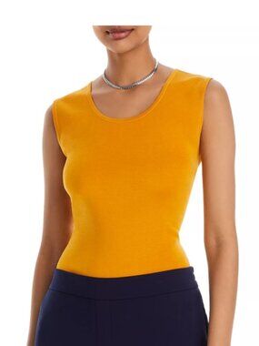 Misook Size Medium / M Calypso Knit Scoop Neck Sleeveless Shell Tank Top